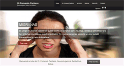 Desktop Screenshot of drfernandopacheco.com